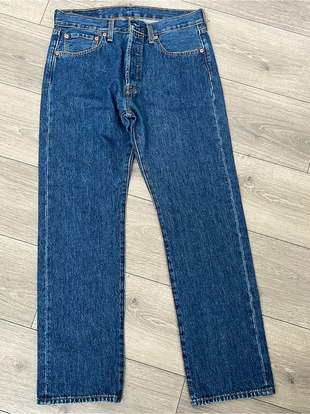 Levi's Blue Straight-Leg Men's Jeans